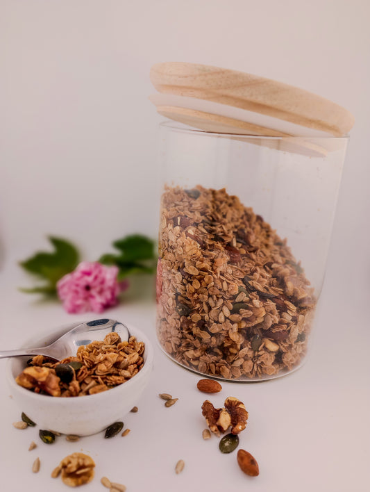 Granola slow cooked, chemical free - Australian seeds & nuts 600gm