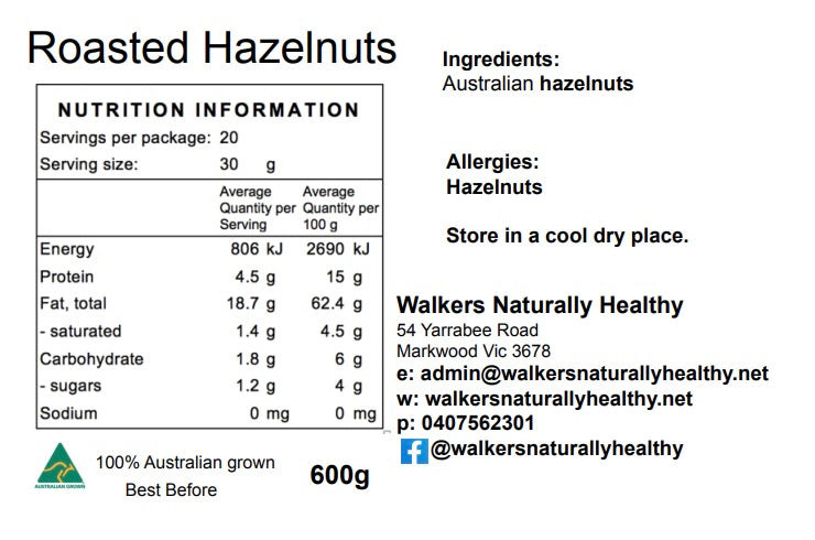 Roasted Hazelnuts