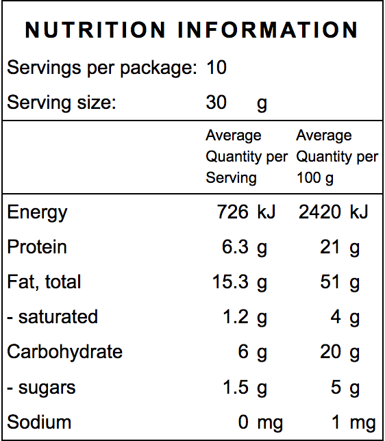 Raw almonds (organic)